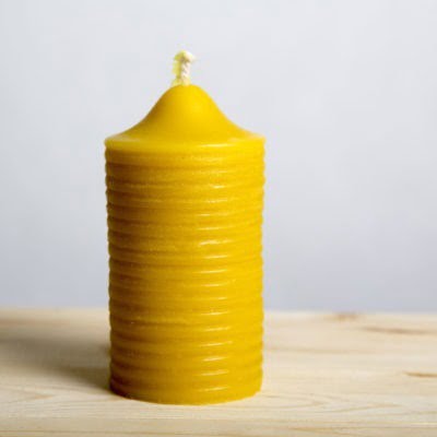 Walec w prążki - wys. 11 cm, śr. 5,5 cm