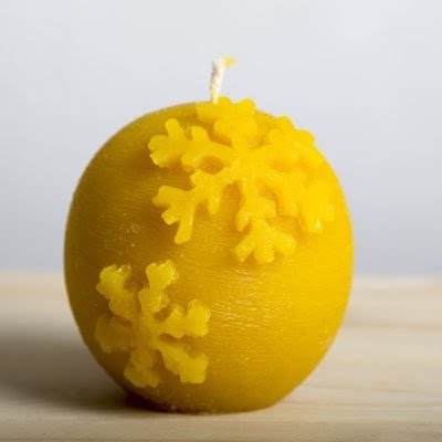 Kula z płatkiem śniegu - wys. 7 cm, śr. 7 cm