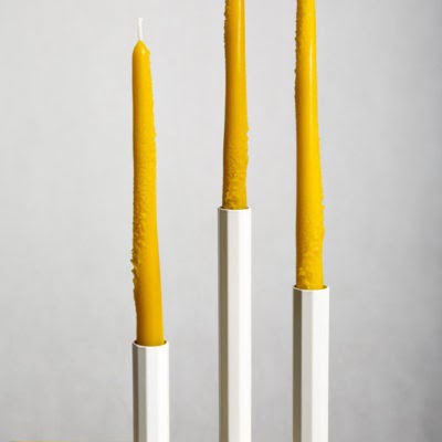 Swieca prosta ozdobna - wys. 20 cm, sr. 1,9 cm