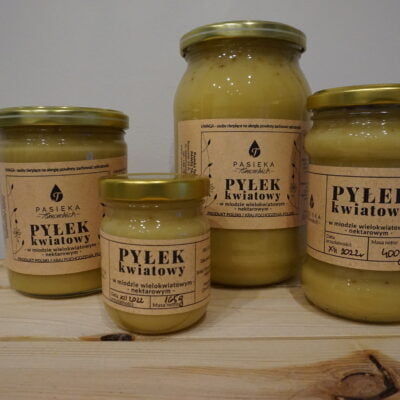 Pyłek kwiatowy w miodzie wielokwiatowym nektarowym - 400g