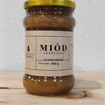Miód spadziowy ze spadzi iglastej - 400g