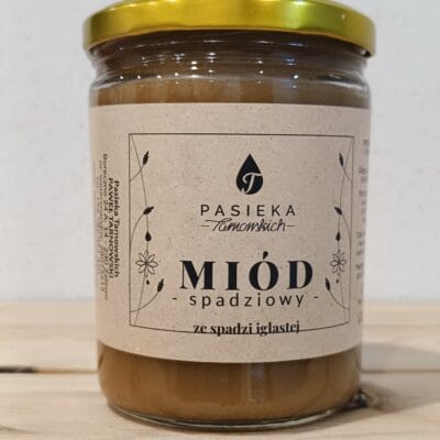Miód spadziowy ze spadzi iglastej - 600g