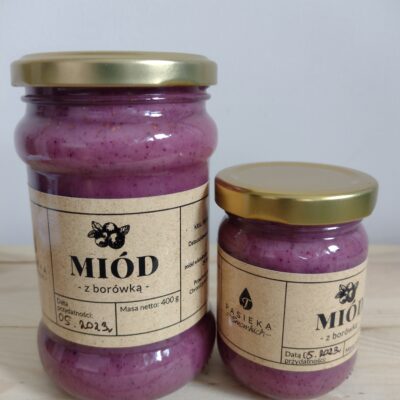 Miód z borówką - 400g
