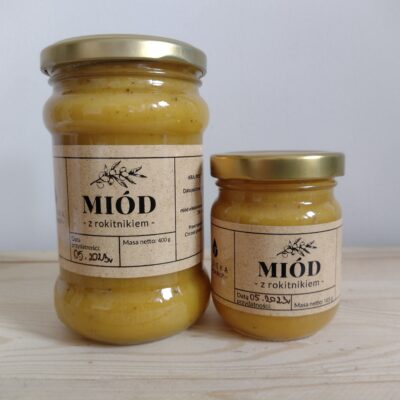 Miód z rokitnikiem - 400g