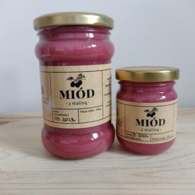 Miód z maliną - 400g