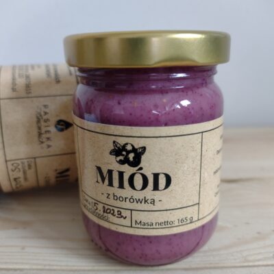 Miód z borówką  -165g