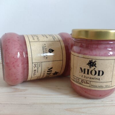 Miód z żurawiną - 165 g